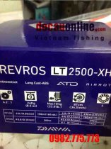 Máy câu cá Daiwa Revros LT2500-XH, máy câu cá đứng chính hãng